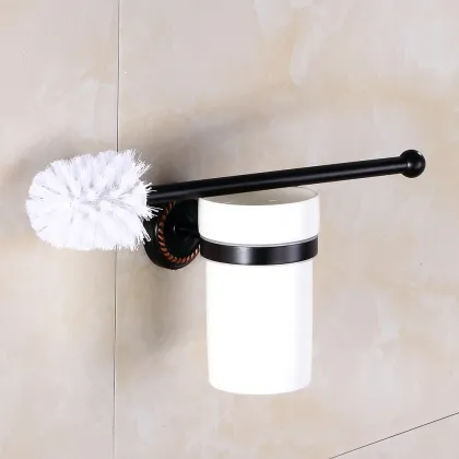 Black Bronze Bathroom Hardware Sets: Towel Rack, Roll Paper Holder & More