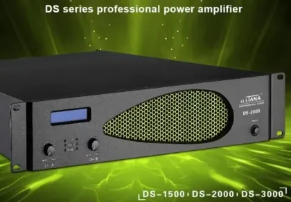 Professional integrated stereo amplifier