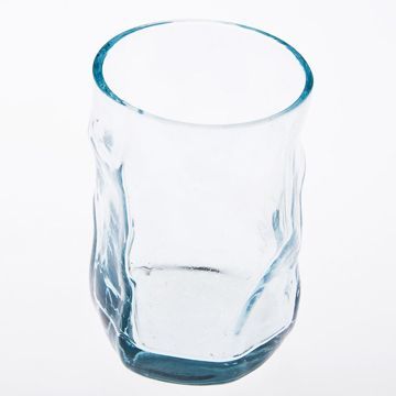 Color Drinking Glass with Unequal Shape, Made of Blown Material, with 300mL Capacity