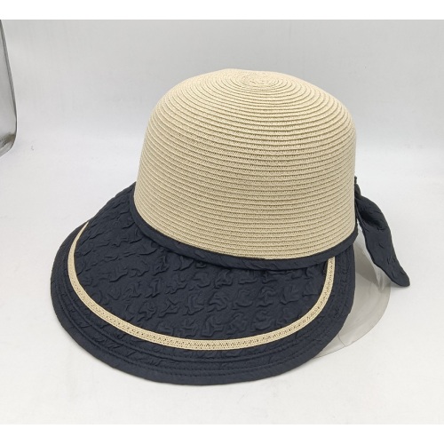 Fashional Finer Paper Briad con sombrero de tela impresa