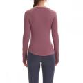 Sports Wear Long sleeve Yoga Tops