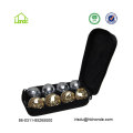 73mm Mini Bocce Ball with Black Nylon Bag