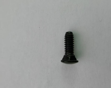 Black Zinc Plated Guide Fastening Screw