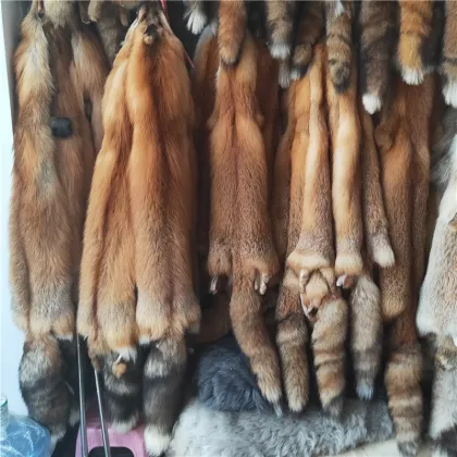 Red Fox Fur Skin Tanned Skins Red Fox Fur Pelt