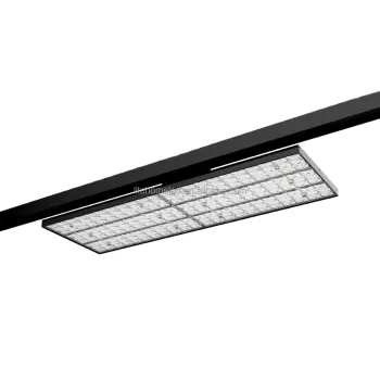 CCT Adjustable 0-10V Dimmable LED Track Panel Light for Supermarket Lighting (80Ra/90Ra, 3000K-5000K)