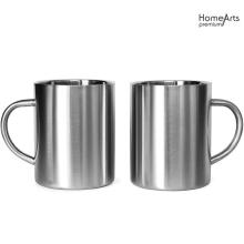 Tazas de pared doble de acero inoxidable 15OZ