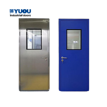 GMP Airtight Hospital Steel Clean Room Automatic Swing Doors