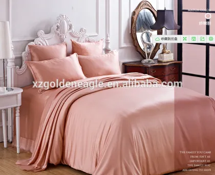 4pcs-Silk bedding Set