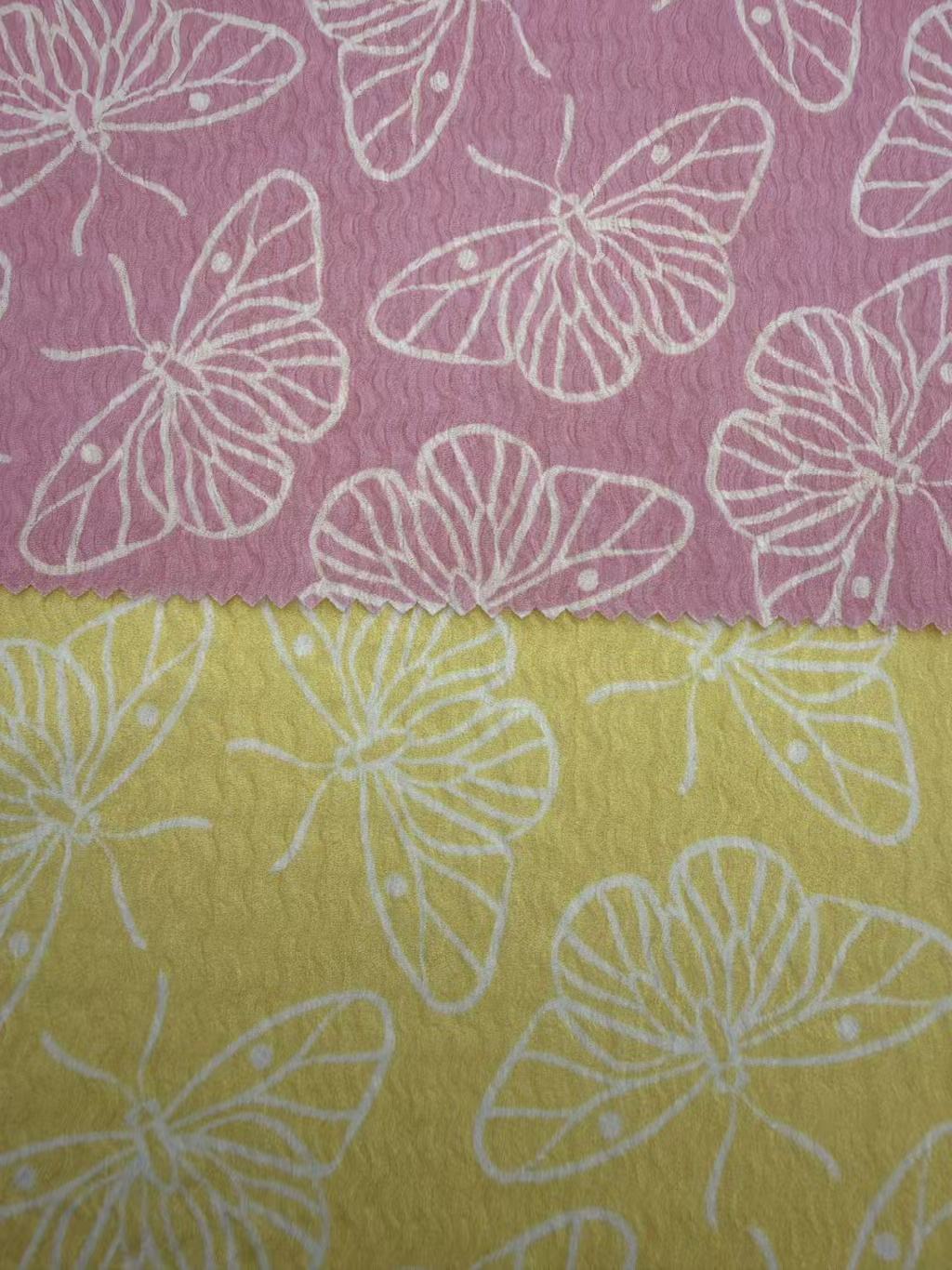 warp crepe print