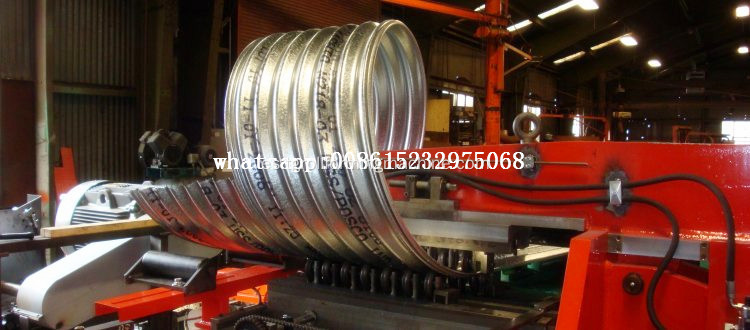 Máquina de fabricación de tubos de acero inoxidable galvanizado corrugado