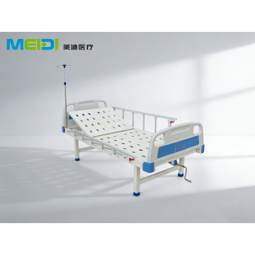 ABS Perforated Semi-Electric Nursing Bed, 6-Speed Side Rails, Steel Crank Handle, Medical Care Bed