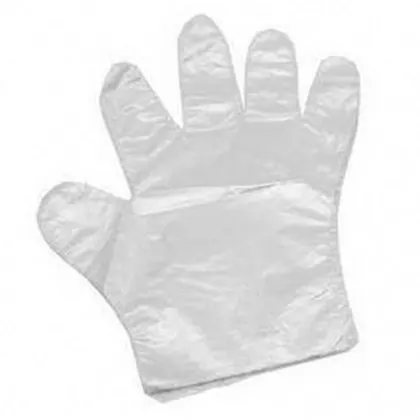 In Stock Dye Hair Blue Tpe Gloves