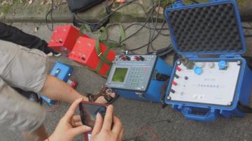 underground geological instrument for mineral detecting