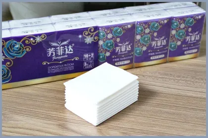 Natural White Mini Paper Handkerchief