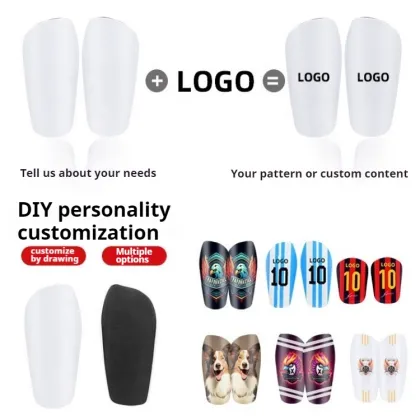 Custom Logo Football Shin Guards for Adults and Kids - Soccer Shin Guard Protection
