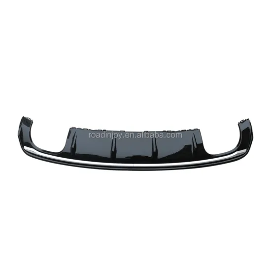Rear Diffuser GROSS BLACK WITH SILVER STRIP for Audi S3/A3 2014-2016