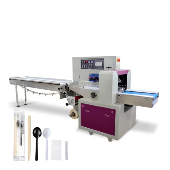 Automatic Disposable Plastic Cutlery Set Packing Machine