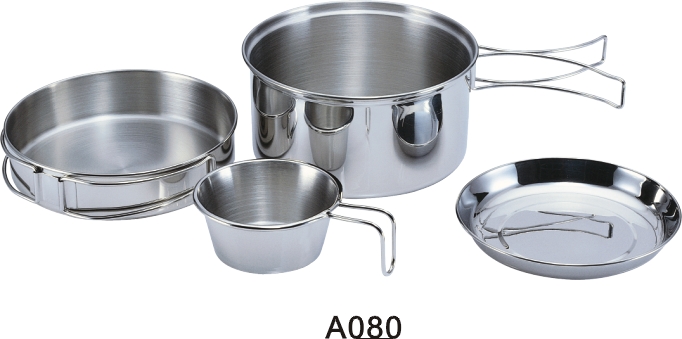 camping pots and pans