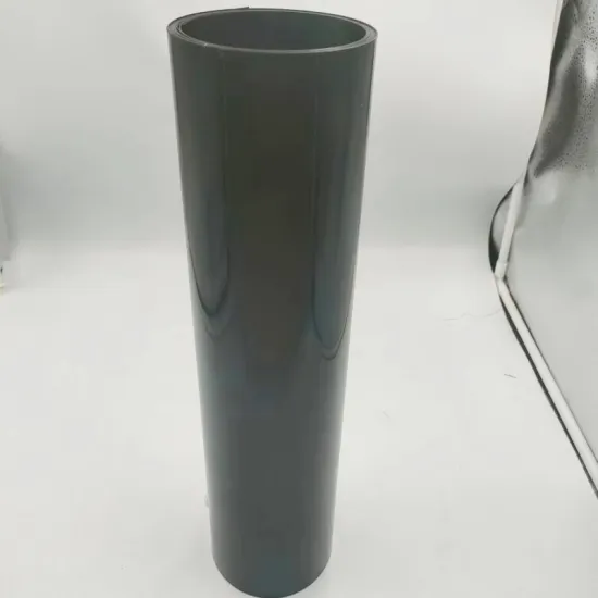 Black HIPS rigid film for electronic packing