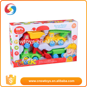 2015 Hot sale promotion cheap plastic kids 4 taxi cartoon truck toy