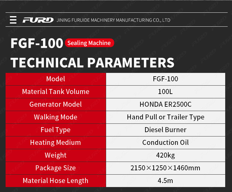 road joint sealing machine