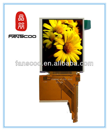 small factory price 2.0 qvga 240x320 color connector lcd panel display