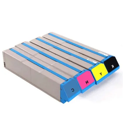 VANCET White Toner Cartridges for Oki Printers Series: C911, C931, C941, Pro 9541-9548 Models