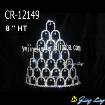 Concurso de belleza de plata de 8 &quot;Tiaras coronas