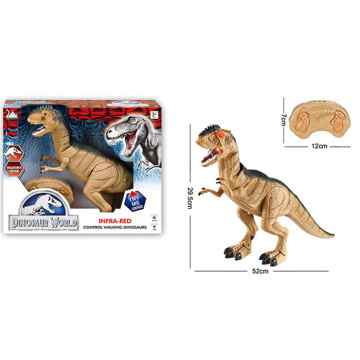 DINOSAUR ISLAND TOYS INFRARED R/C DINOSAUR , WITH SOUND AND LIGHT