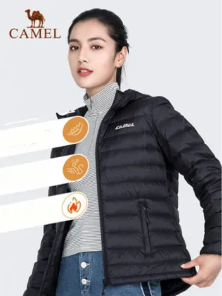 Winter windbreak thin sport down jacket