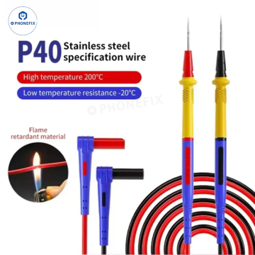 MECHANIC P40 P30 High Precise Multimeter Test Probe Pen for Multimeter