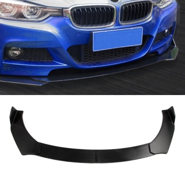 Universal Front Brown abs abs nhựa splitter lip phụ kiện bên ngoài