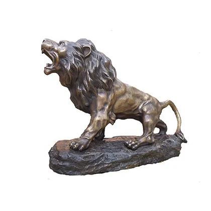 China factory lifesize bronze lion sculpture
