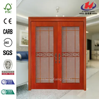 Brass Twisted Cera Interior Glass Door