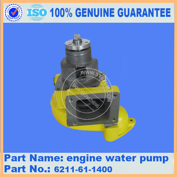 Komatsu 140 Engine Water Pump 6211 61 1400