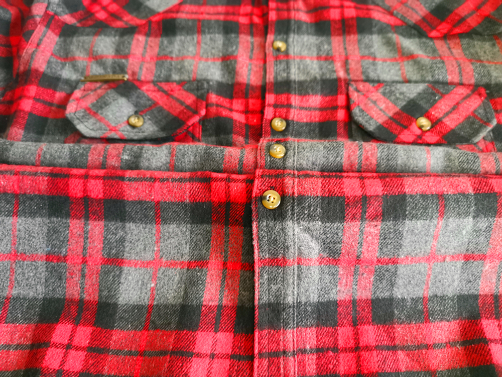 Double Pocket Y D Flannel Shirt