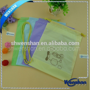 Plastic rope handle bag for promotion