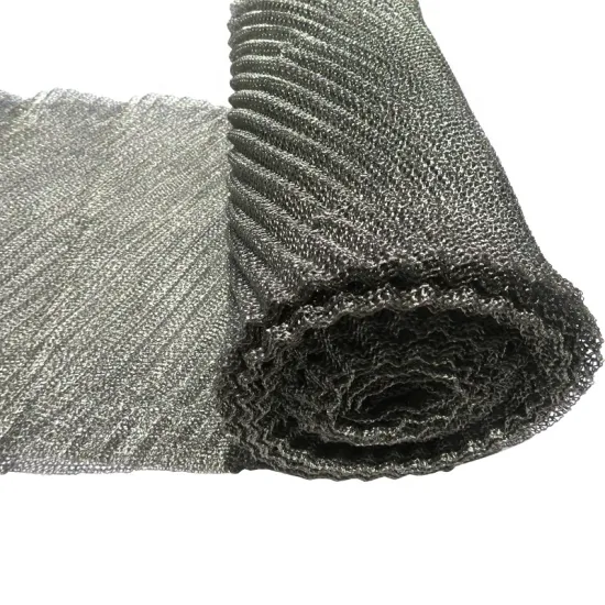 Gas-Liquid Corrugated Surface Knitted Wire Mesh: Copper Nickel and Nichrome Options