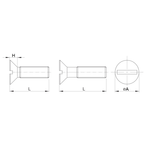 Tête de vis à vis à vis à vis à machine standard BS450 F