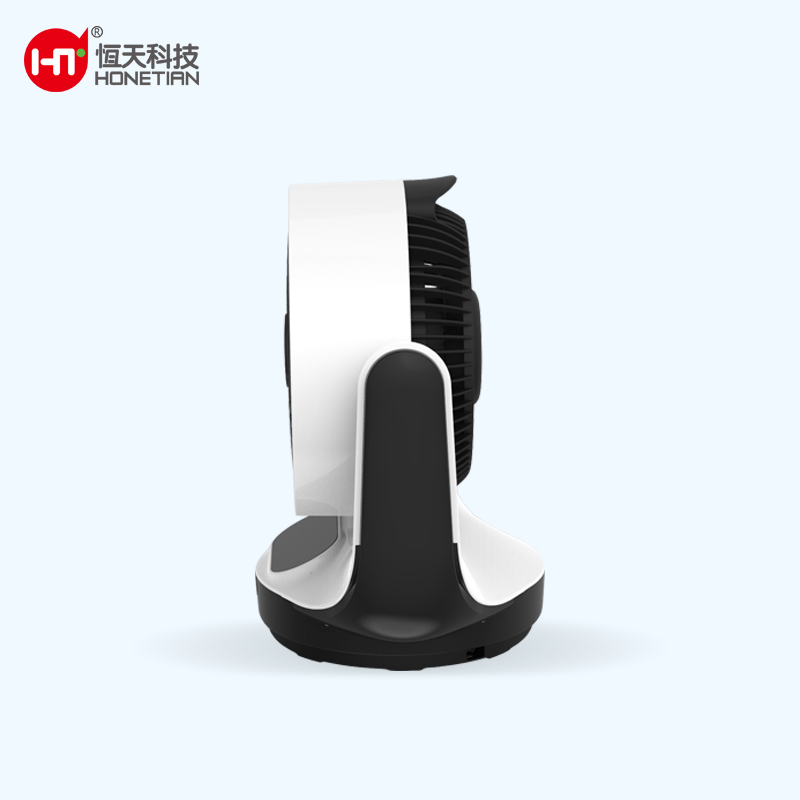 HONETIAN 3speeds 4 modes 9timer LED display hot sellers 8 inches DC circulator table custom colors indoor electric plastics fan