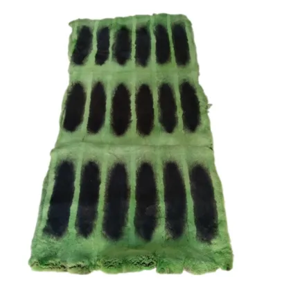 Rex Chinchilla Rex Rabbit Plate Dyed Chinchilla