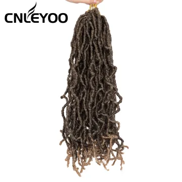 Wholesale New 14 Inch Short Faux Loc Cheap 21 Roots Nu Lock Pre-Looped Braids Crochet Hair For Gifts