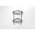 Rack de salle de bain de douche d'angle de 2 packs