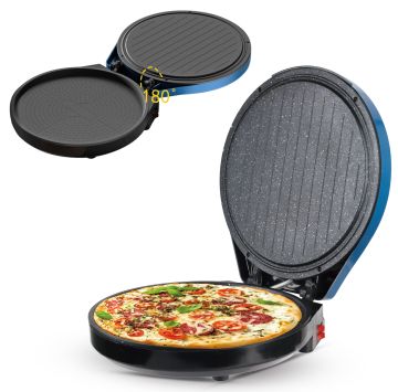 2024 neuestes doppelseitiges elektrisches Calzone &amp; Pizza -Hersteller für bequeme Hauskost