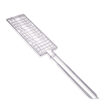 Long Handle Hot Dog Grill Basket for Barbecue