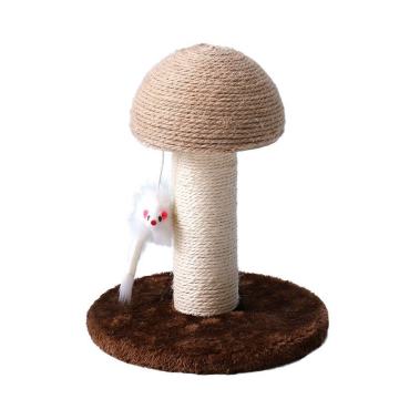 Mushroom Tall Cat Scratcher and Interactive Toy