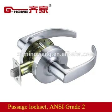 American ANSI Grade 2 tubular lever passage lockset