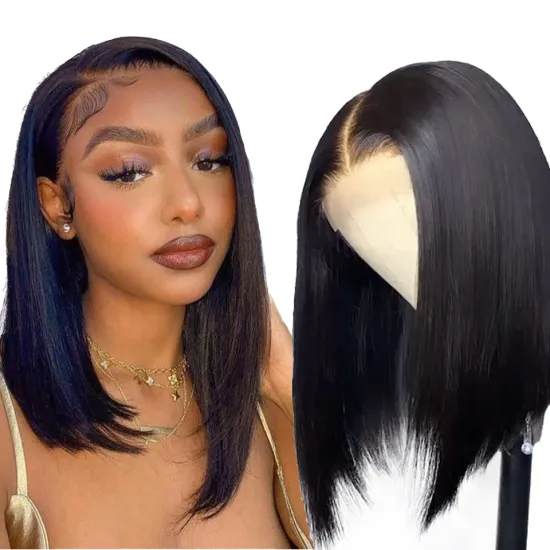 Top Selling Wholesale Short Bob Wig,Lace Front Wig Virgin Human Hair Bob Wigs Vendor,Human Hair Short Bob Wig For Black Women