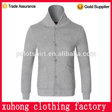 blank plain stand collar varsity sport casual jacket for man
