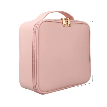 Custom Cosmetic Makeup Sandwich Zipper Pouch Brush Bag